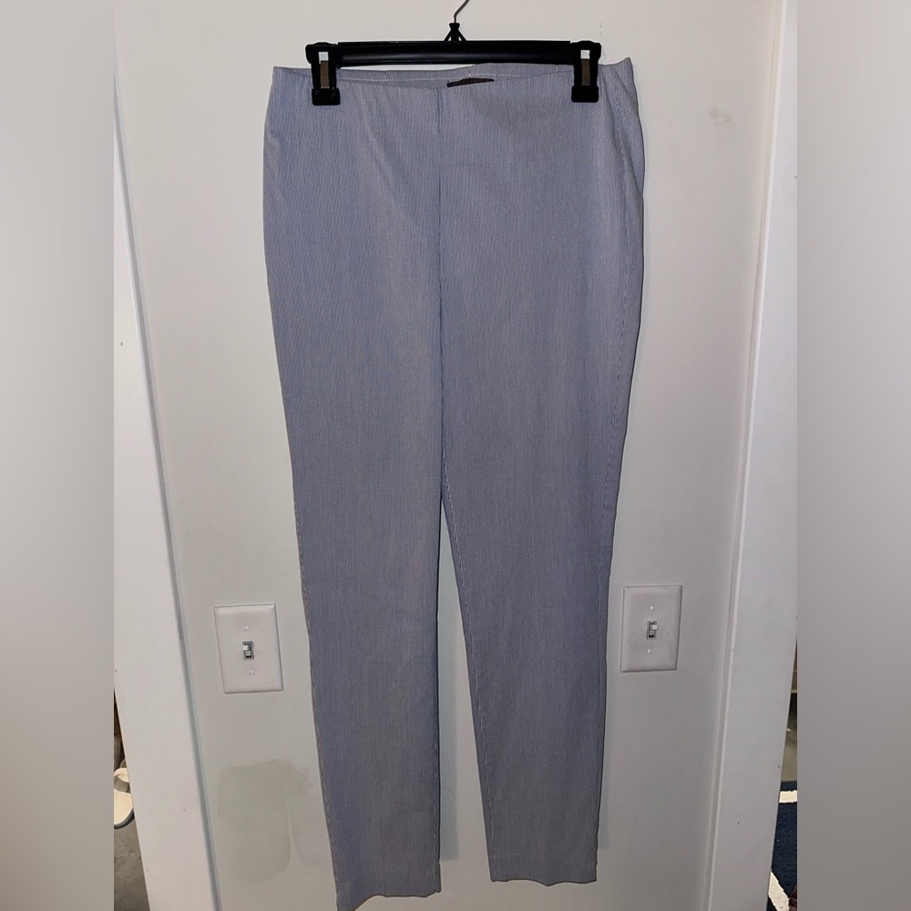 Work pants. Blue and white